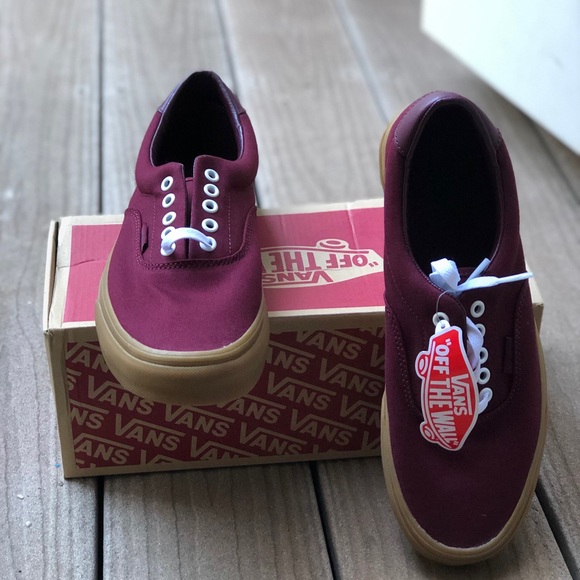 Vans Era 59 men women's canvas gum shoes